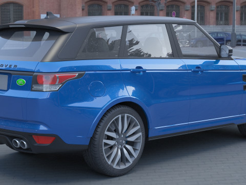 2015 Range Rover Sport Modelo 3D