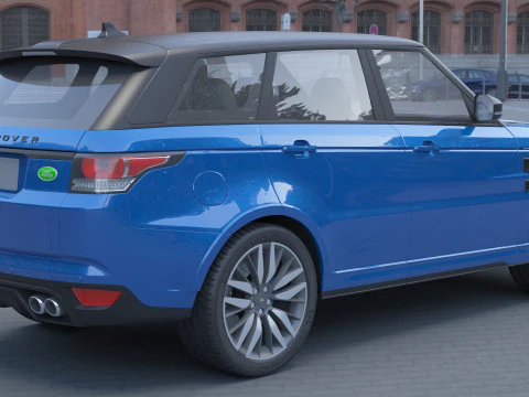 2015 Range Rover Sport 3D Model