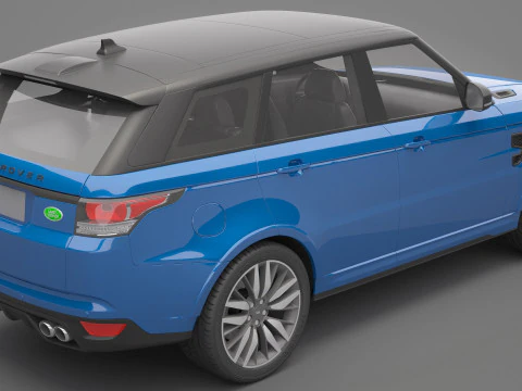 2015 Range Rover Sport 3D Model