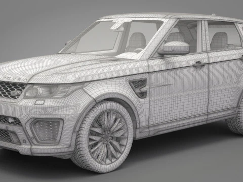 2015 Range Rover Sport 3D Model