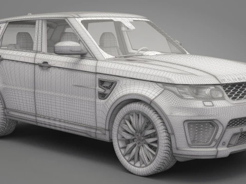 2015 Range Rover Sport 3D Model