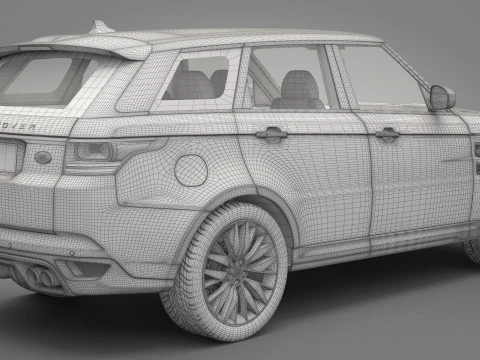 2015 Range Rover Sport 3D Model