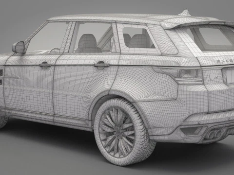 2015 Range Rover Sport 3D Model