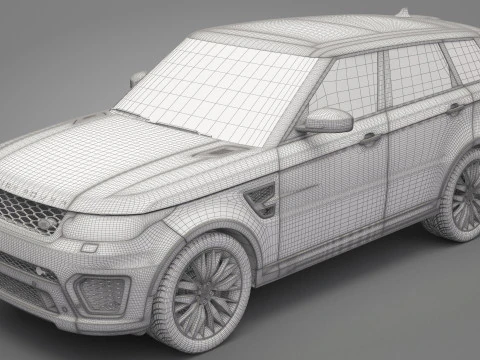2015 Range Rover Sport 3D Model