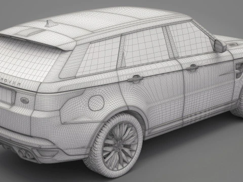 2015 Range Rover Sport 3D Model