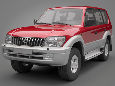 Toyota Land Cruiser Prado 1999 Modelo 3D