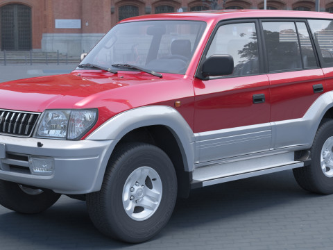 Toyota Land Cruiser Prado 1999 3D Model