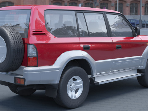 Toyota Land Cruiser Prado 1999 3D Model