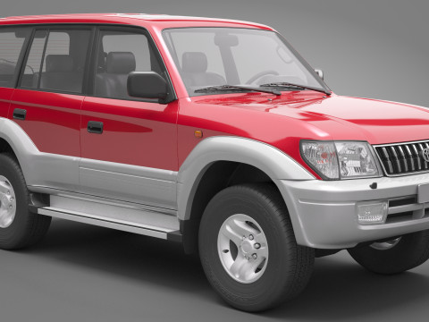 Toyota Land Cruiser Prado 1999 3D Model
