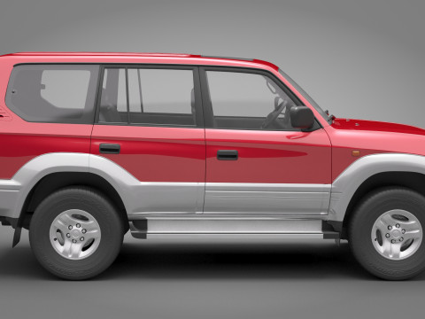 Toyota Land Cruiser Prado 1999 3D Model