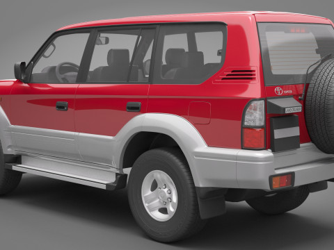 Toyota Land Cruiser Prado 1999 3D Model