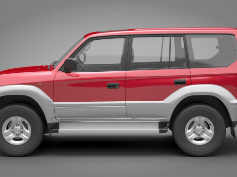 Toyota Land Cruiser Prado 1999 3D Model