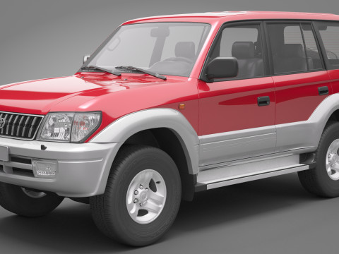 Toyota Land Cruiser Prado 1999 3D Model