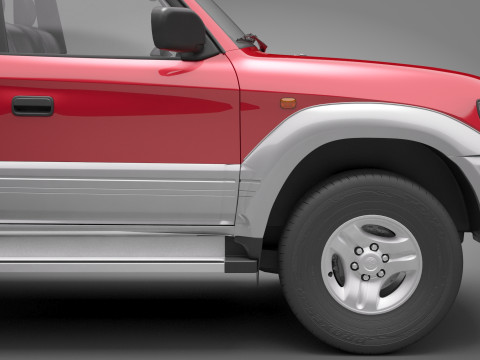 Toyota Land Cruiser Prado 1999 3D Model
