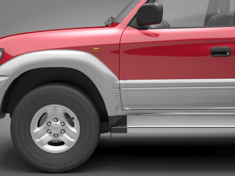 Toyota Land Cruiser Prado 1999 3D Model