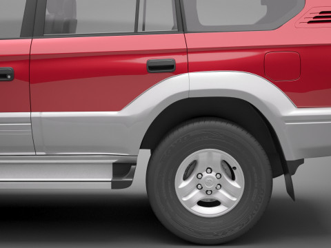 Toyota Land Cruiser Prado 1999 3D Model