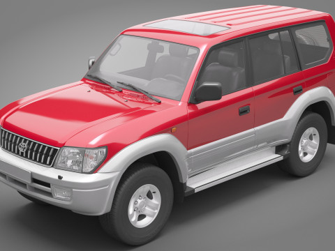 Toyota Land Cruiser Prado 1999 3D Model