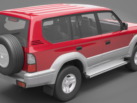 Toyota Land Cruiser Prado 1999 3D Model