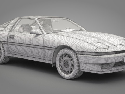 1986 Toyota Supra Liftback Model 3D