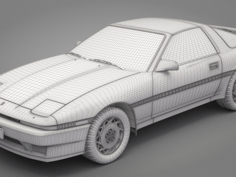 1986 Toyota Supra Liftback Model 3D