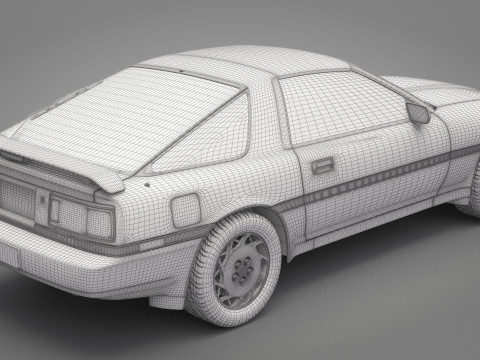 1986 Toyota Supra Liftback Model 3D