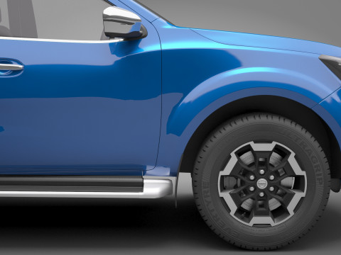 2020 Nissan Navara Double Cab 3D Model
