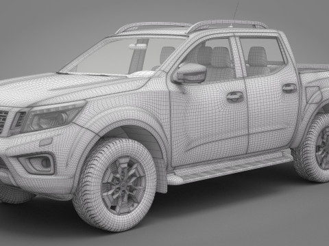 2020 Nissan Navara Double Cab 3D Model