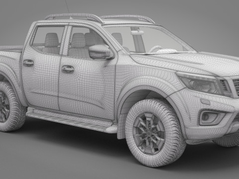 2020 Nissan Navara Double Cab 3D Model