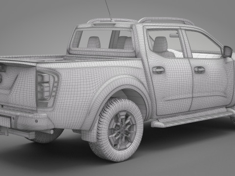 2020 Nissan Navara Double Cab 3D Model