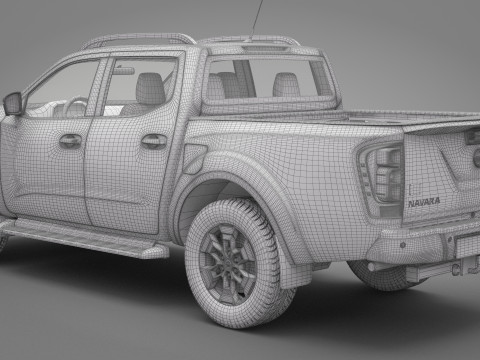 2020 Nissan Navara Double Cab 3D Model