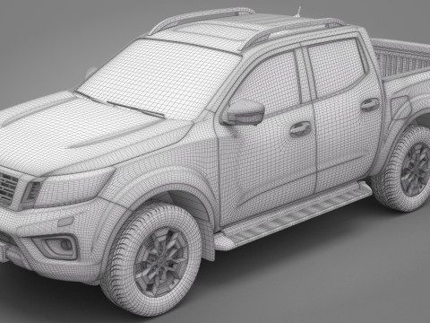 2020 Nissan Navara Double Cab 3D Model