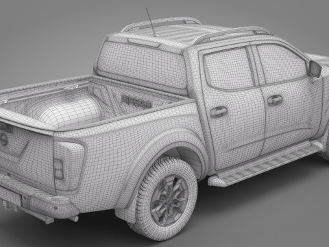2020 Nissan Navara Double Cab 3D Model