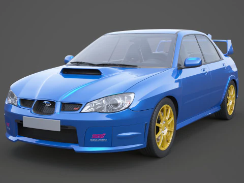 Subaru Impreza WRX STI Modello 3D