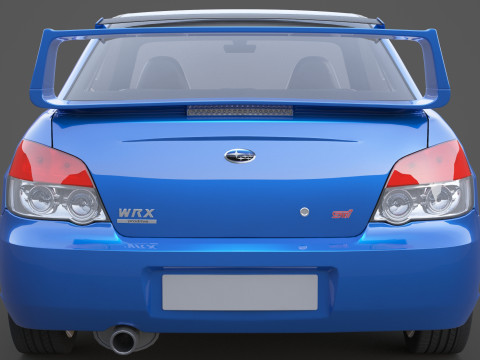 斯巴鲁翼豹 WRX STI 3D 模型
