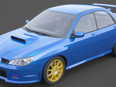 Subaru Impreza WRX STI 3D Model
