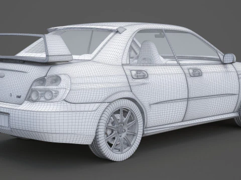 Subaru Impreza WRX STI 3D Model