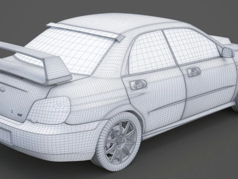 Subaru Impreza WRX STI 3D Model