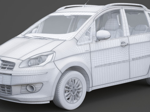 菲亚特理念 3D 模型