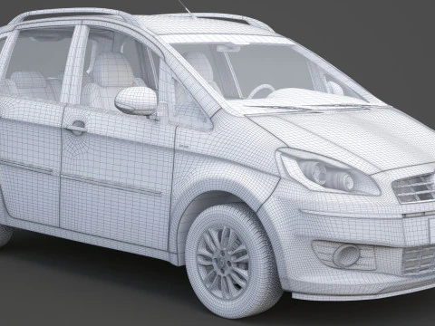 FiatIdea Modello 3D