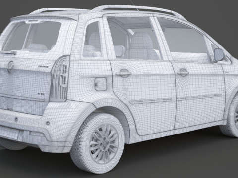 菲亚特理念 3D 模型