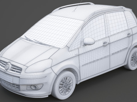 菲亚特理念 3D 模型