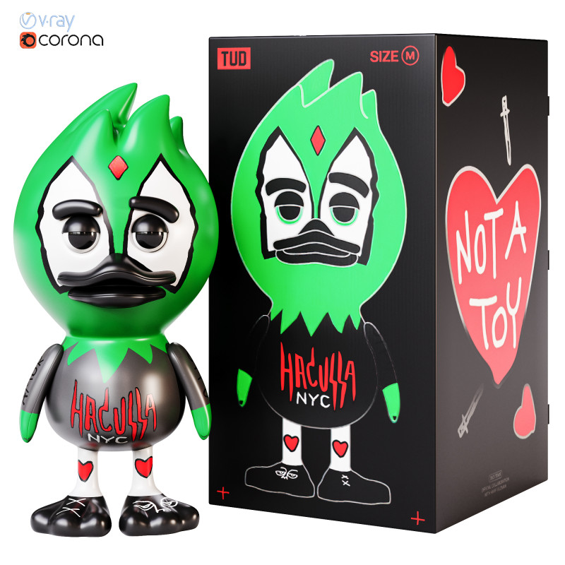 TUD x Harif Guzman Quackulla 3D Model .c4d .max .obj .3ds .fbx .stl .blend 