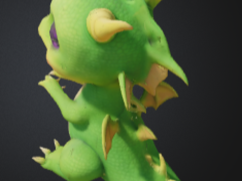 Babydragon 3Dモデル