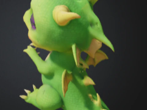 베이비드래곤 3D 모델