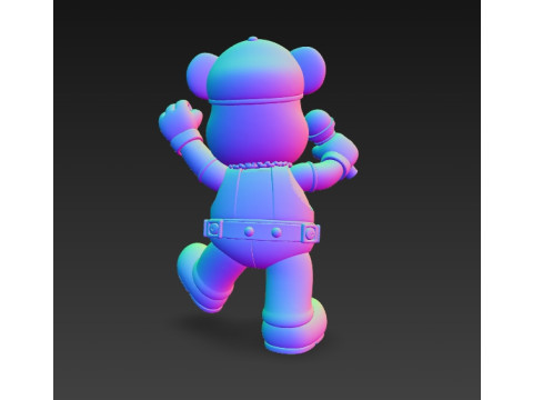Mario Mouse Rockstar Stage Champion of the Gaming World 3D Print Model Model Cetak 3D