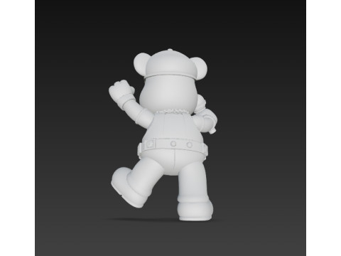 Mario Mouse Rockstar Stage Champion of the Gaming World 3D Print Model Model Cetak 3D