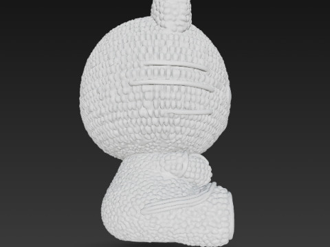 Knitted Hello Kitty Figurine 3D प्रिंट मॉडल