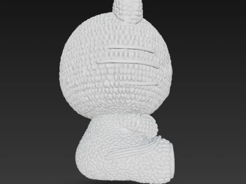 Knitted Hello Kitty Figurine 3D Print Model