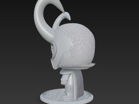 Knitted Loki Figure 3D Print Model Modelo de Impressão 3D