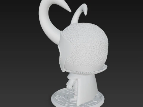 Knitted Loki Figure 3D Print Model 3D Print Model